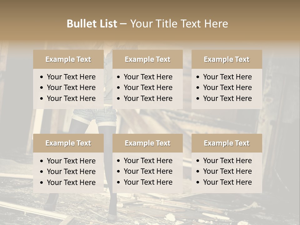Estate Garden Background PowerPoint Template