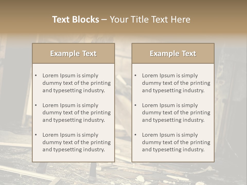 Estate Garden Background PowerPoint Template