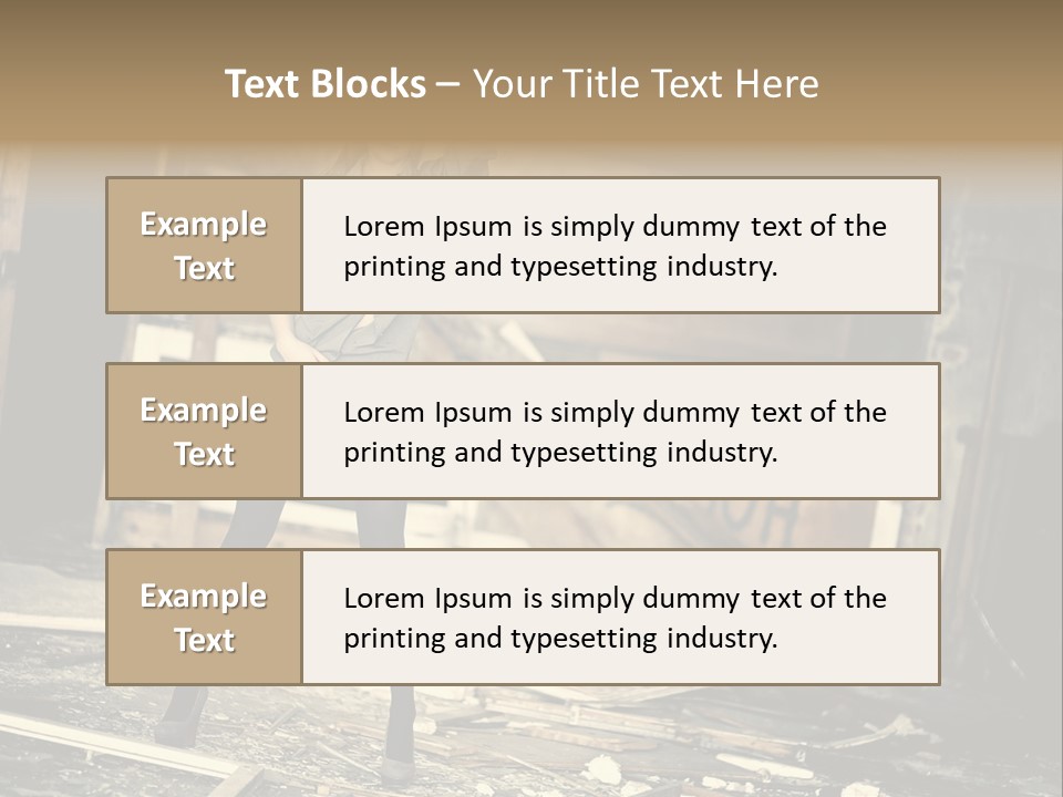 Estate Garden Background PowerPoint Template