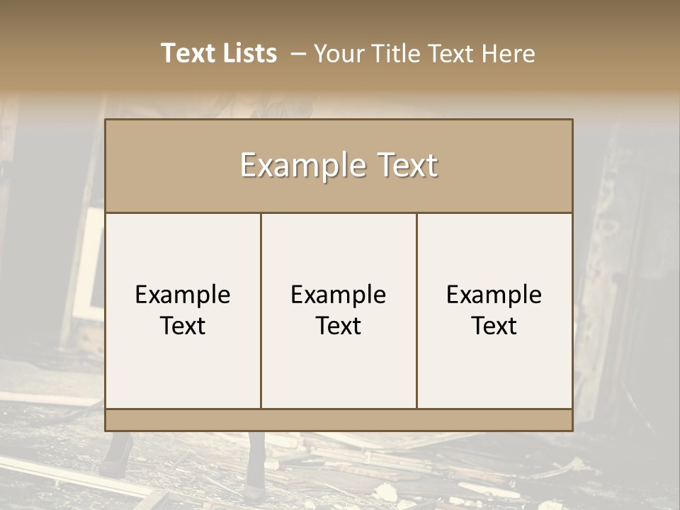 Estate Garden Background PowerPoint Template