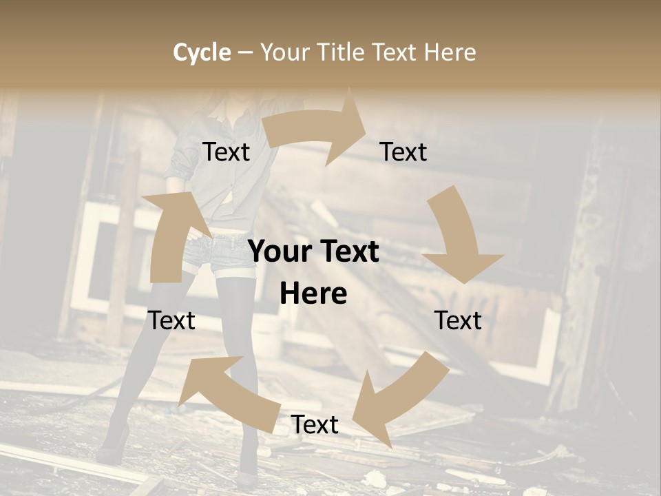 Estate Garden Background PowerPoint Template