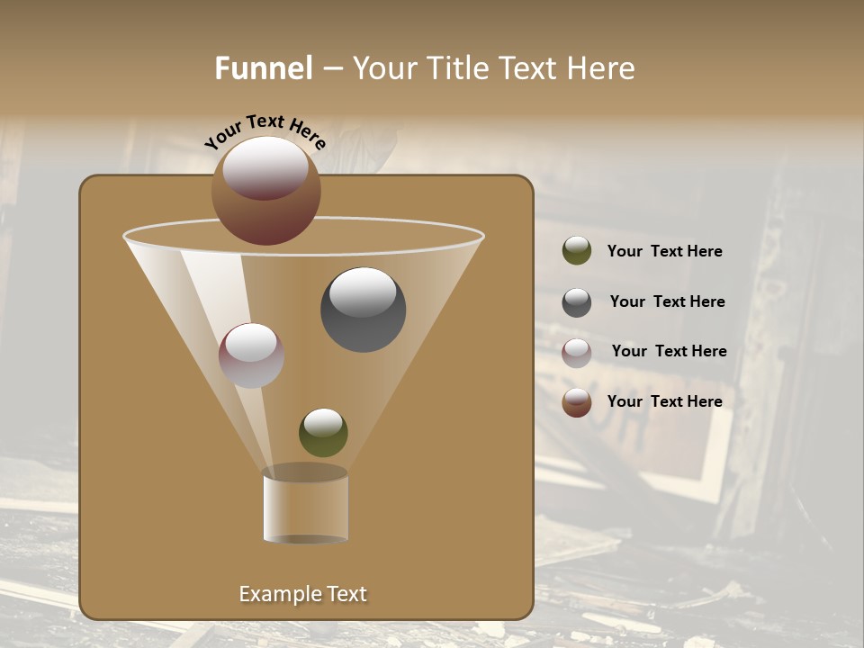 Estate Garden Background PowerPoint Template