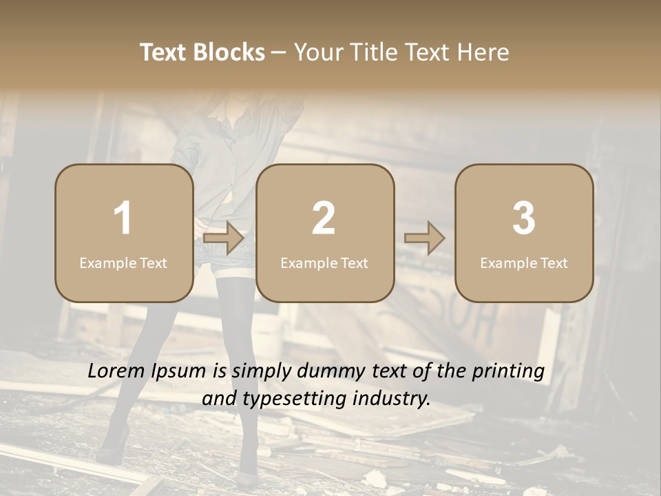 Estate Garden Background PowerPoint Template