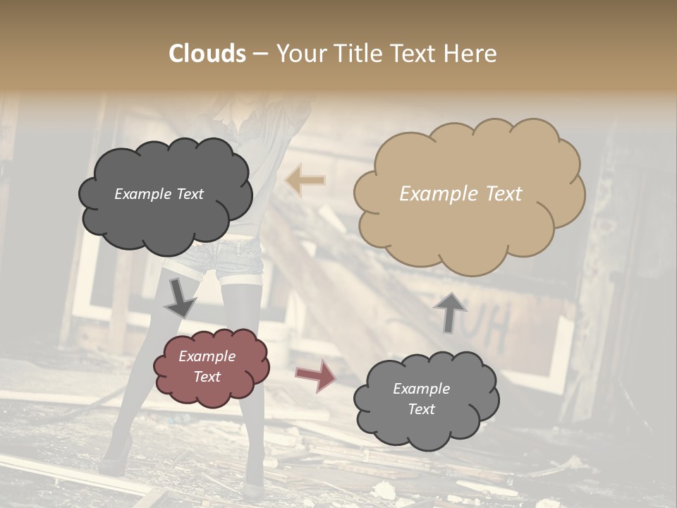 Estate Garden Background PowerPoint Template