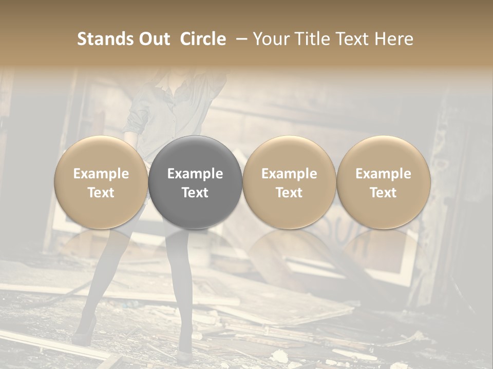 Estate Garden Background PowerPoint Template