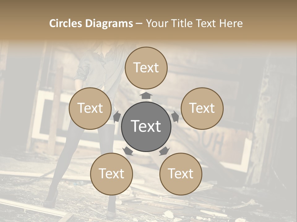 Estate Garden Background PowerPoint Template