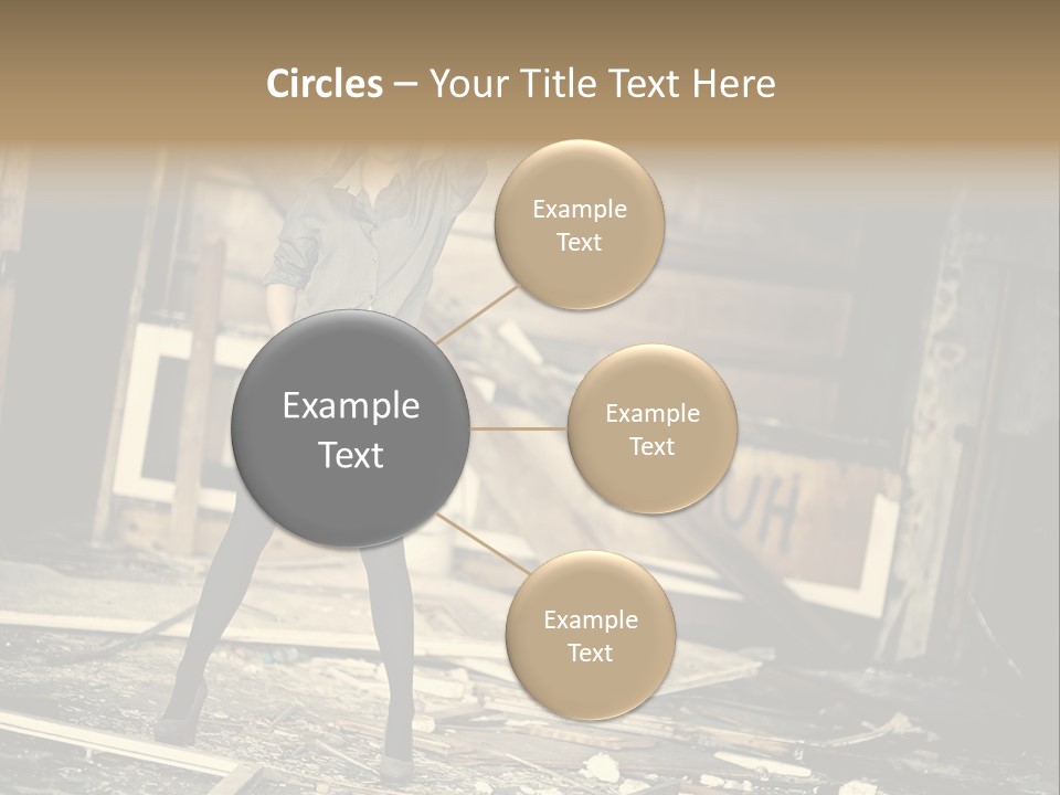 Estate Garden Background PowerPoint Template