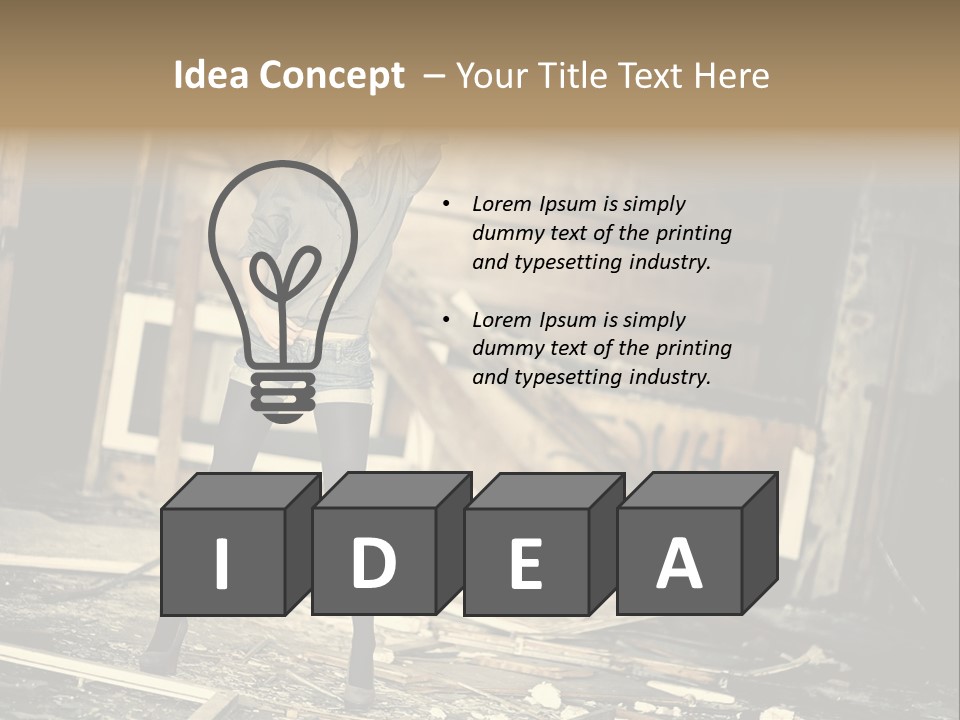 Estate Garden Background PowerPoint Template