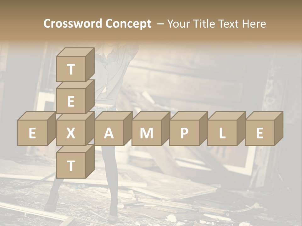 Estate Garden Background PowerPoint Template