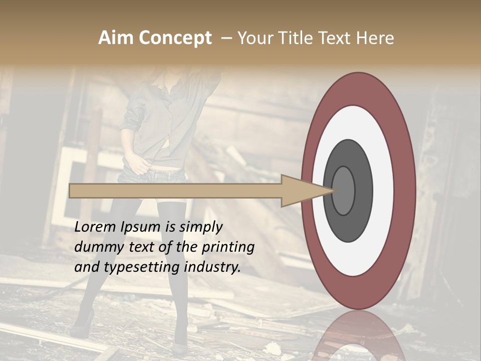 Estate Garden Background PowerPoint Template