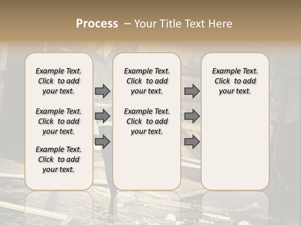 Estate Garden Background PowerPoint Template