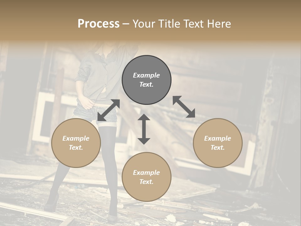 Estate Garden Background PowerPoint Template
