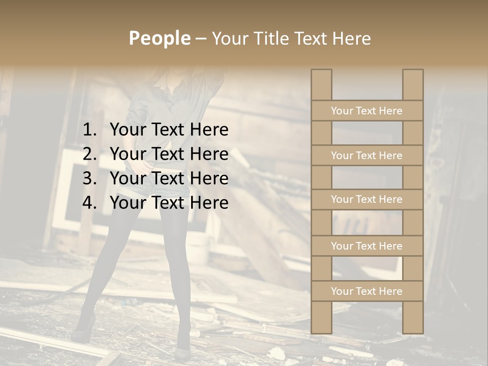 Estate Garden Background PowerPoint Template