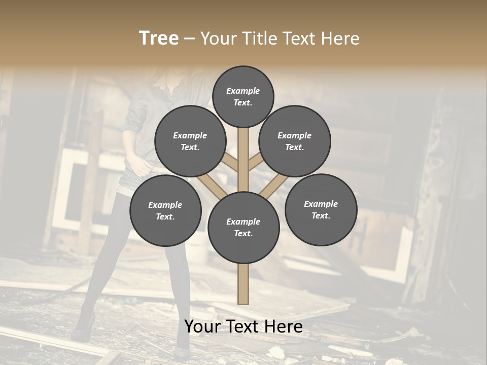 Estate Garden Background PowerPoint Template