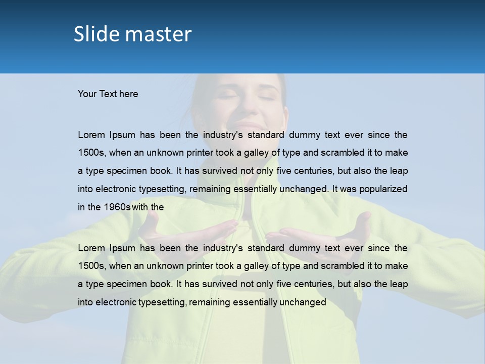 Sky Nature Structure PowerPoint Template