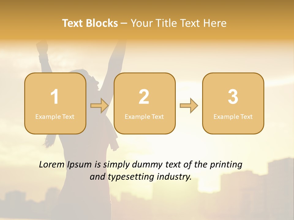 House Home Hand PowerPoint Template