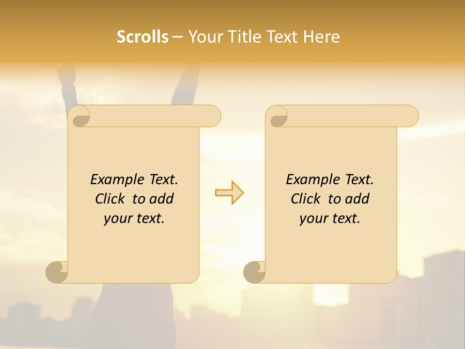 House Home Hand PowerPoint Template