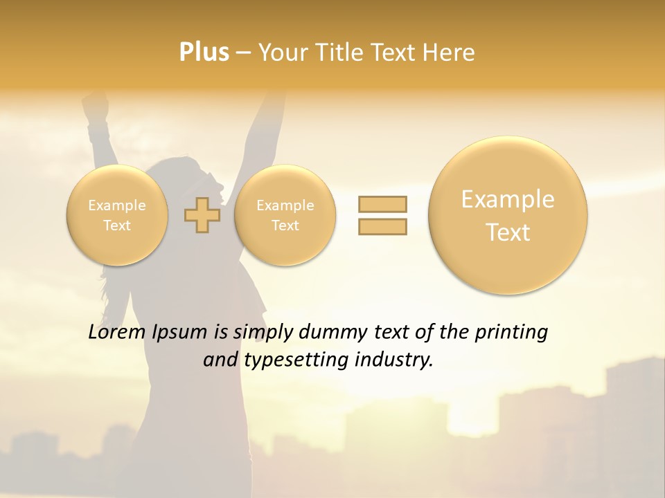House Home Hand PowerPoint Template