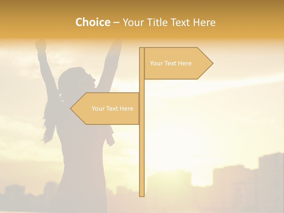 House Home Hand PowerPoint Template