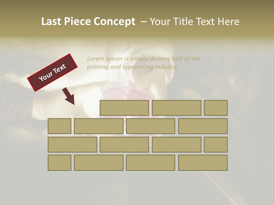 Green Human Hand Selling PowerPoint Template