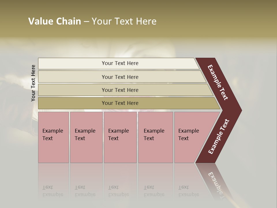 Green Human Hand Selling PowerPoint Template