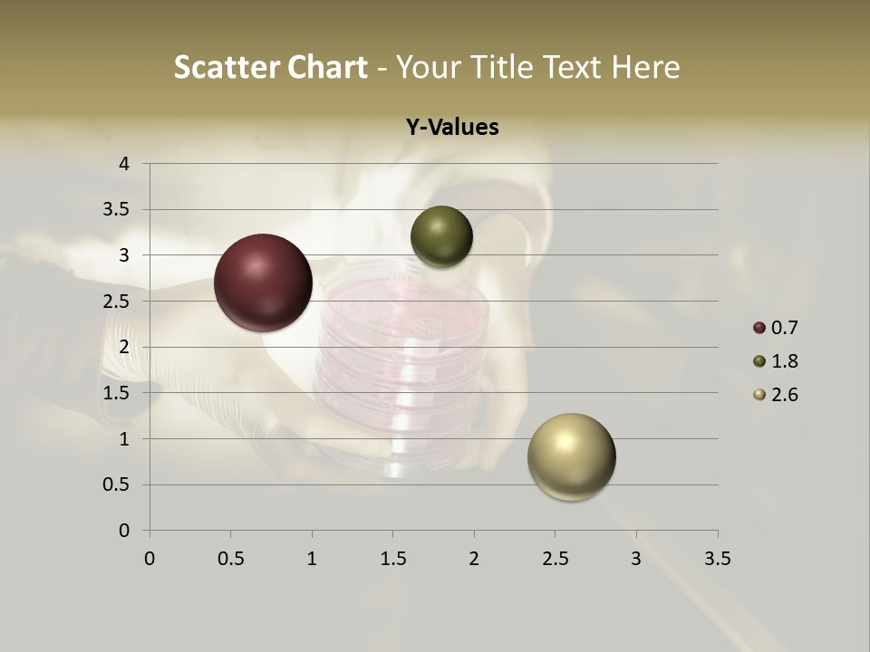Green Human Hand Selling PowerPoint Template