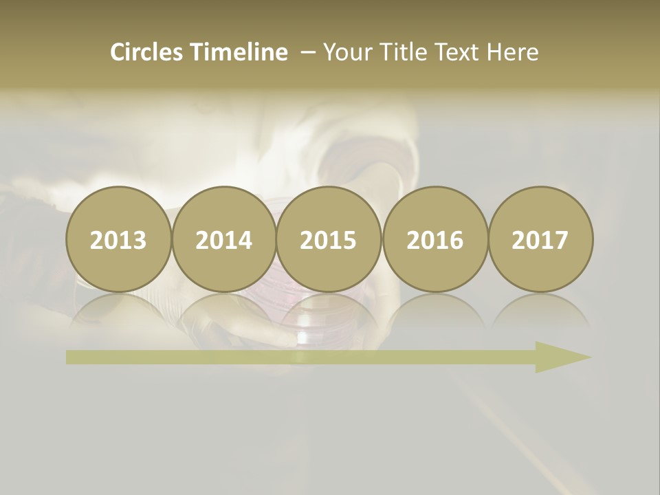 Green Human Hand Selling PowerPoint Template