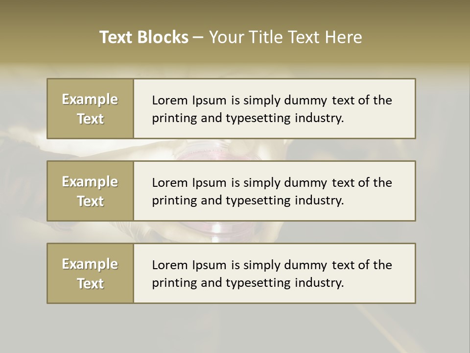 Green Human Hand Selling PowerPoint Template