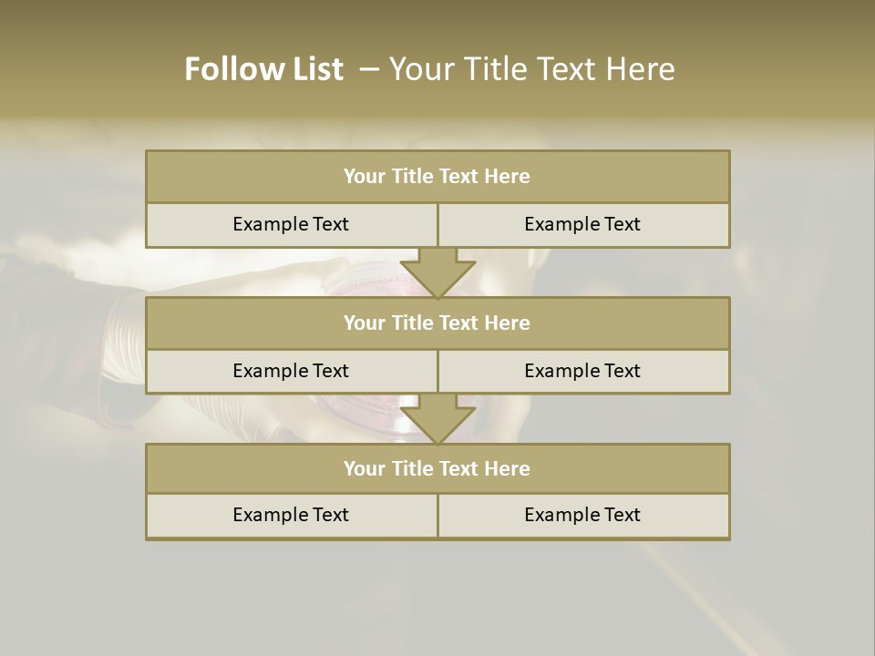 Green Human Hand Selling PowerPoint Template