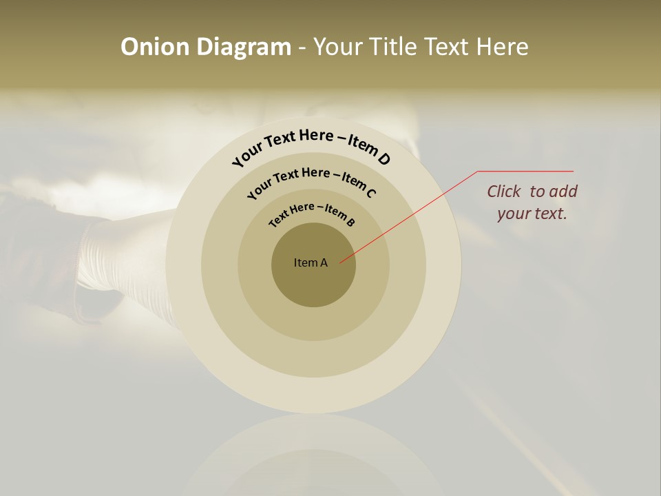 Green Human Hand Selling PowerPoint Template