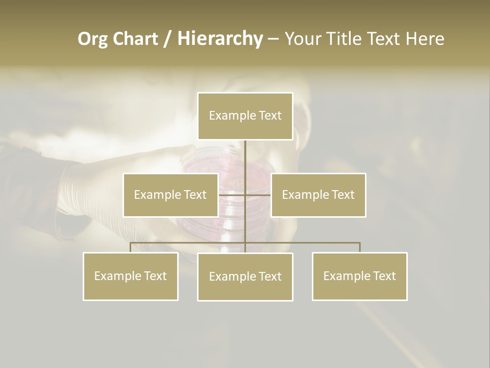 Green Human Hand Selling PowerPoint Template