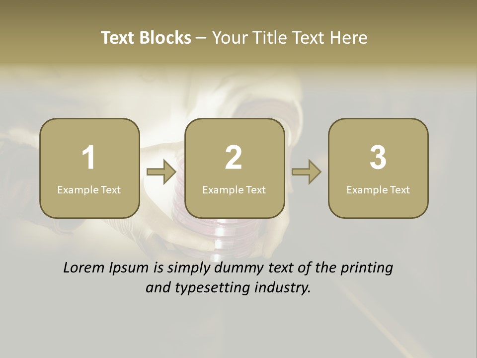 Green Human Hand Selling PowerPoint Template