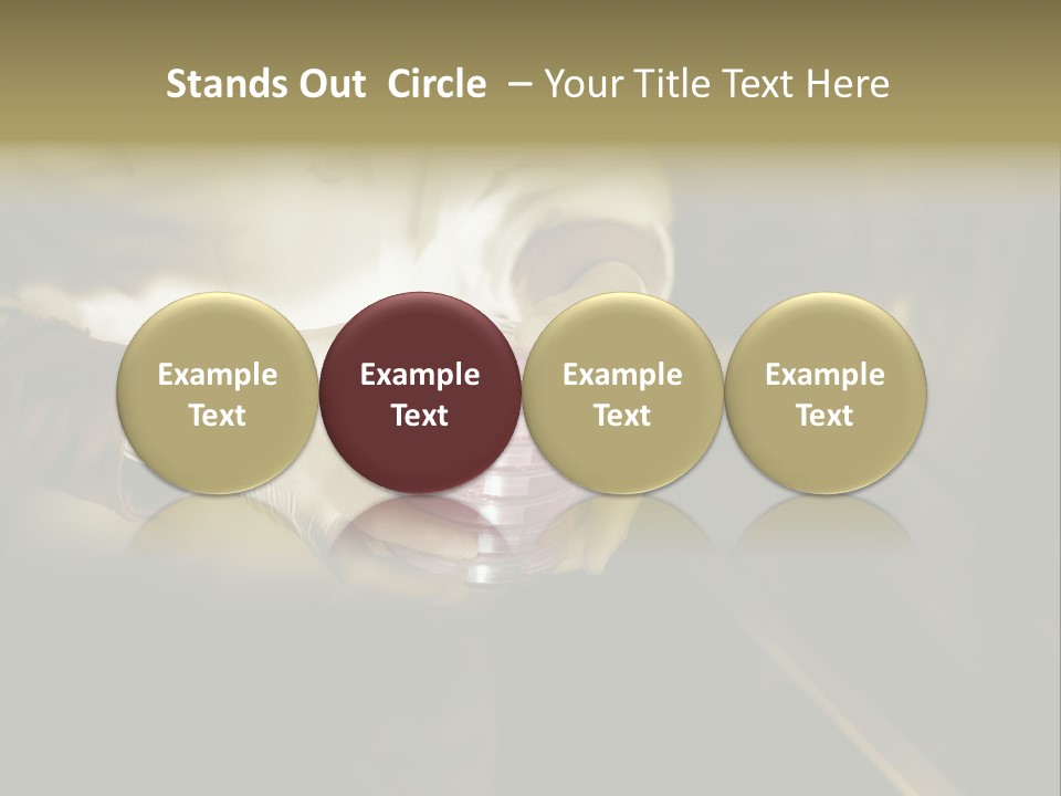 Green Human Hand Selling PowerPoint Template