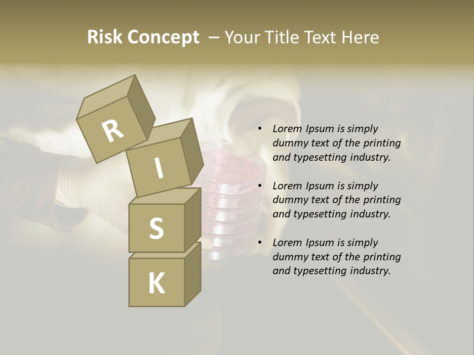 Green Human Hand Selling PowerPoint Template