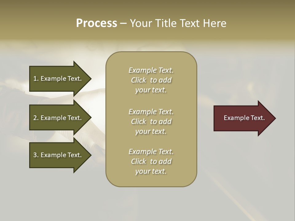 Green Human Hand Selling PowerPoint Template