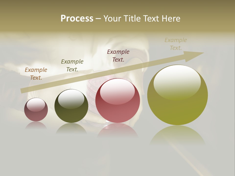 Green Human Hand Selling PowerPoint Template