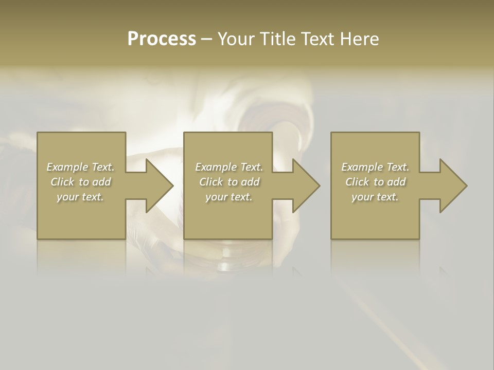 Green Human Hand Selling PowerPoint Template