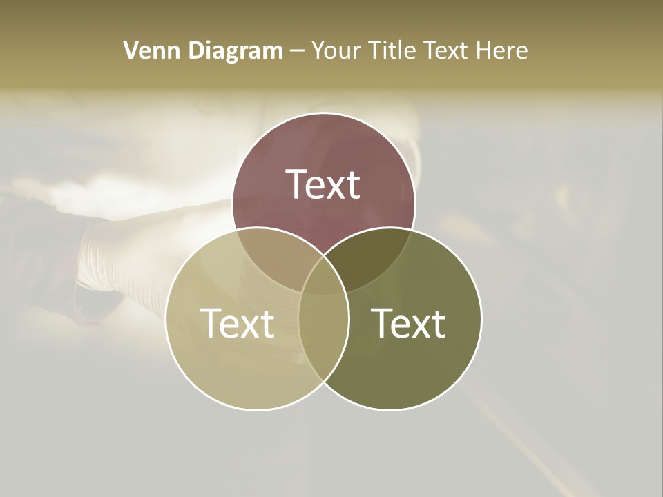 Green Human Hand Selling PowerPoint Template