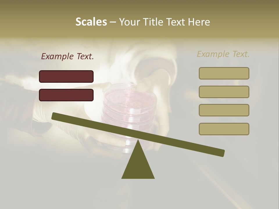 Green Human Hand Selling PowerPoint Template