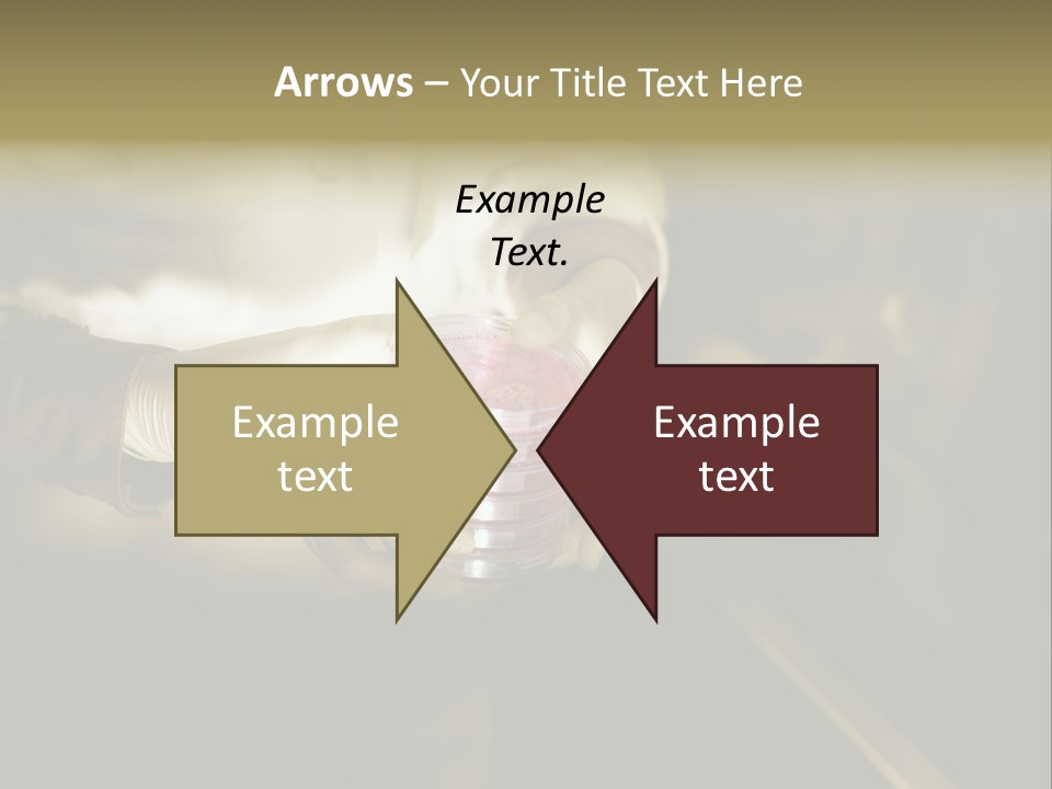 Green Human Hand Selling PowerPoint Template