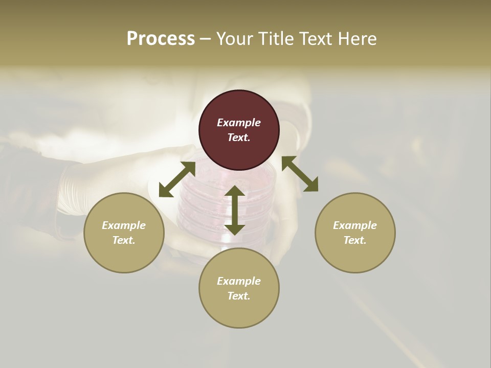 Green Human Hand Selling PowerPoint Template
