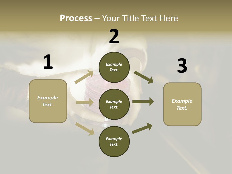 Green Human Hand Selling PowerPoint Template