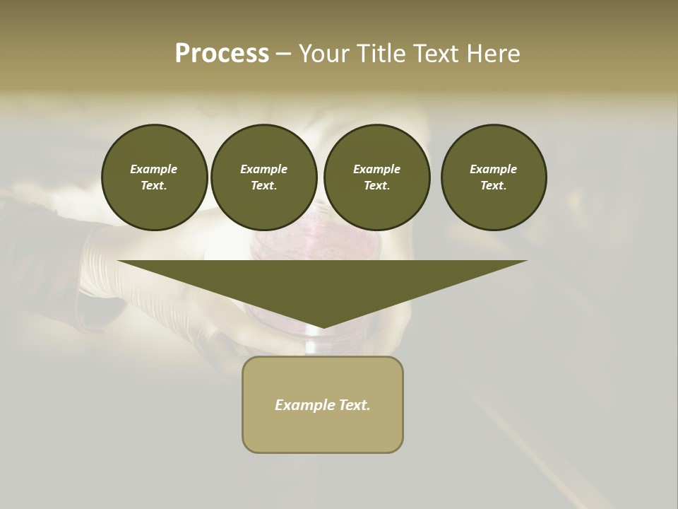 Green Human Hand Selling PowerPoint Template