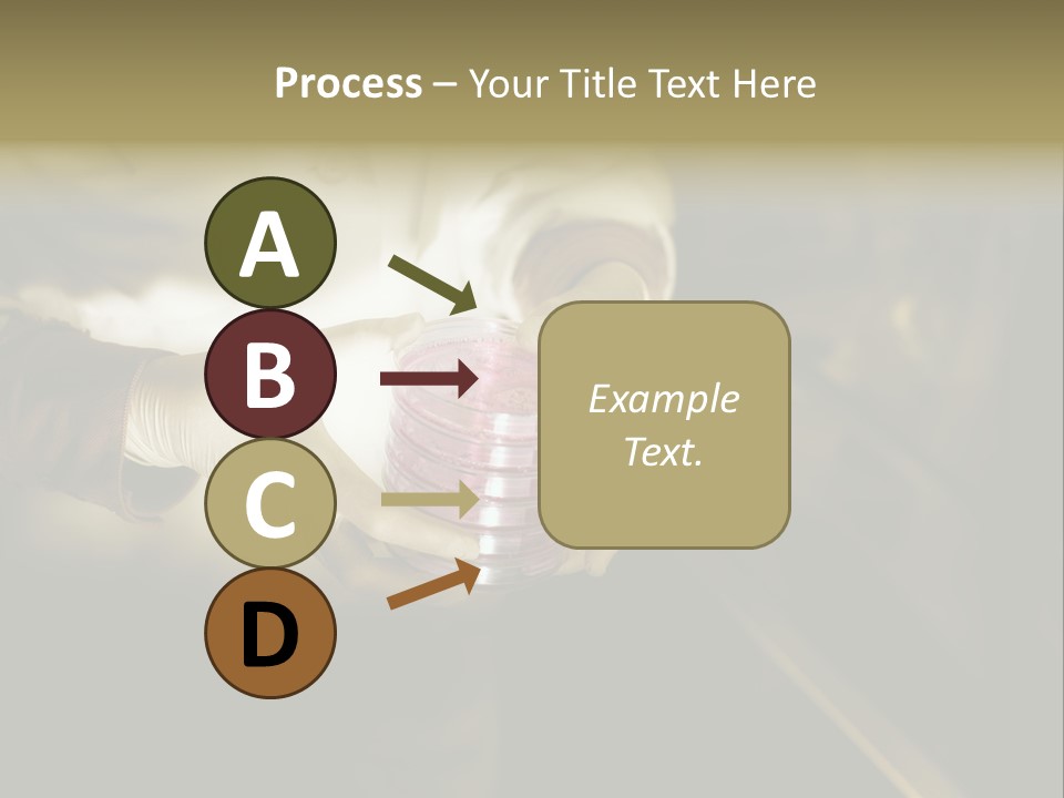 Green Human Hand Selling PowerPoint Template