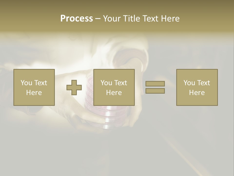 Green Human Hand Selling PowerPoint Template