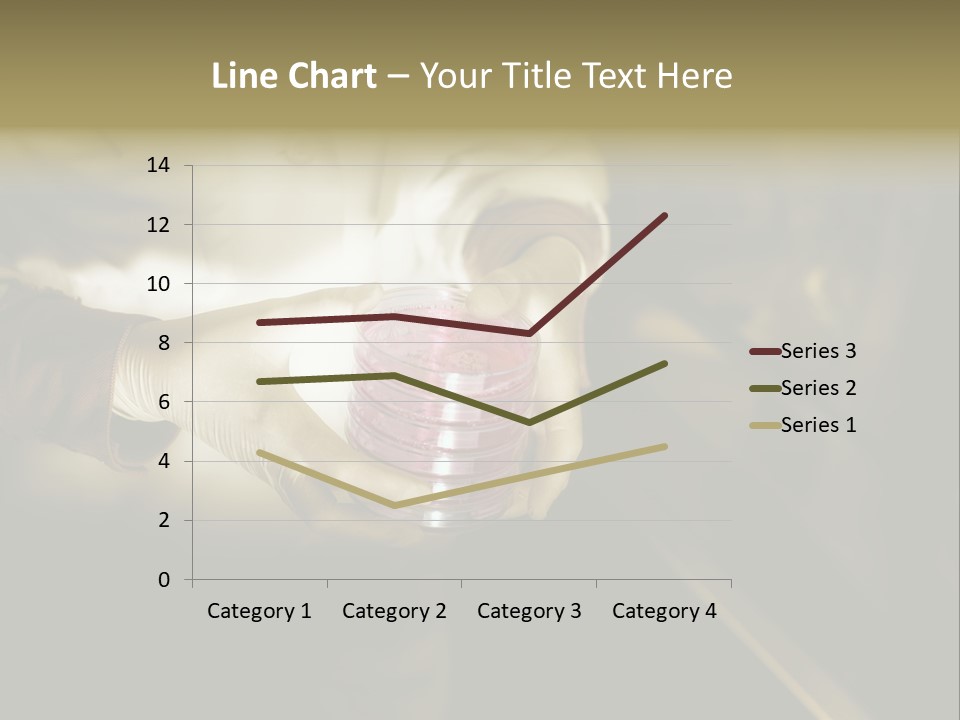 Green Human Hand Selling PowerPoint Template