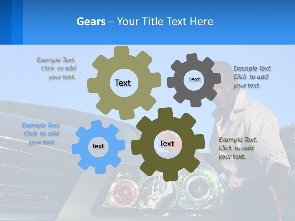 Architecture New Man PowerPoint Template