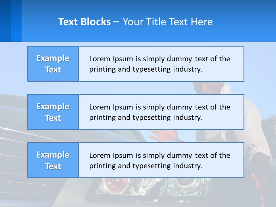 Architecture New Man PowerPoint Template