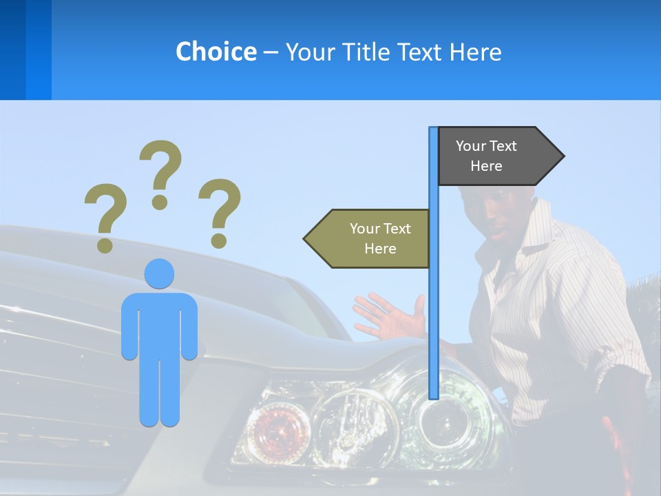 Architecture New Man PowerPoint Template