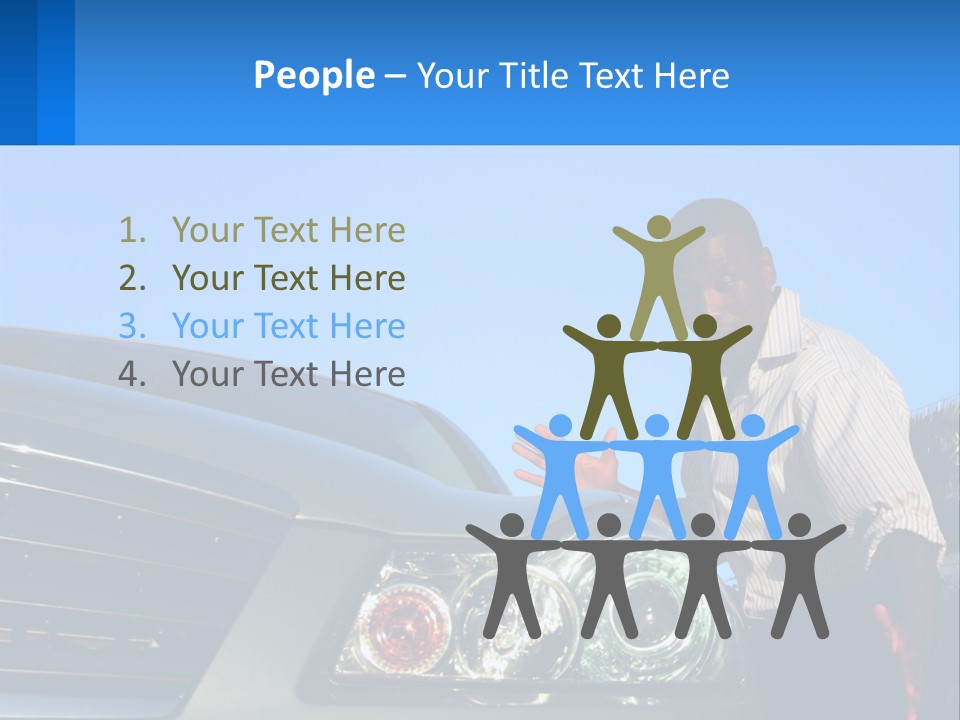 Architecture New Man PowerPoint Template